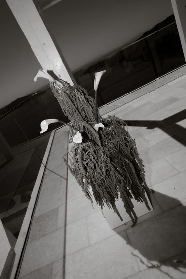 Wedding ceremony setup at Rocabella Santorini