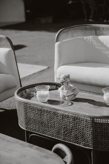 Refined coastal wedding  design at Island Resort Athens Riviera