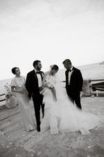 Cycladic wedding atmosphere at Lazarou Beach destination wedding