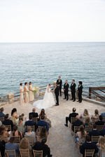Luxury beach wedding at Lazarou Beach in Sifnos Greece