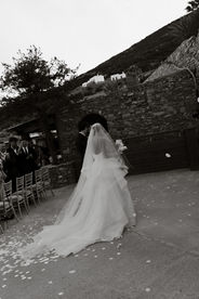 Natural destination wedding photography at Lazarou Beach Sifnos
