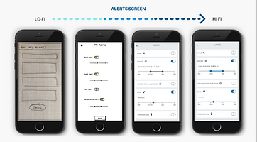 Development of Alerts Screen
