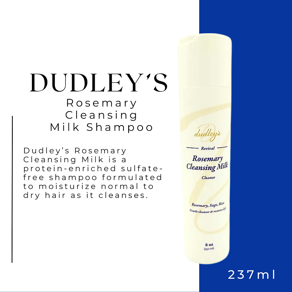 Rosemary Cleansing Milk Shampoo 8oz.