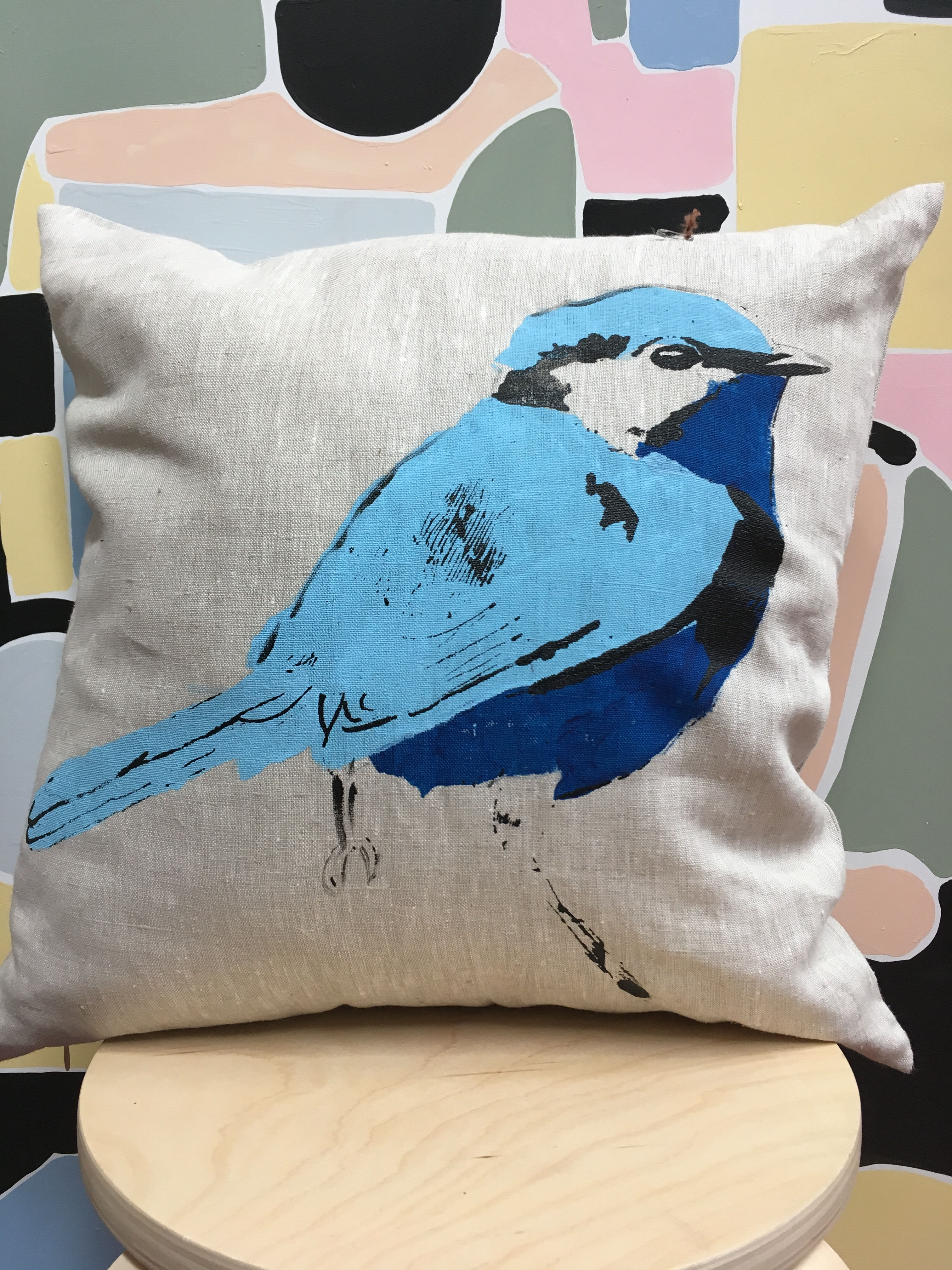 Splendid/Superb Fairy Wren Cushion