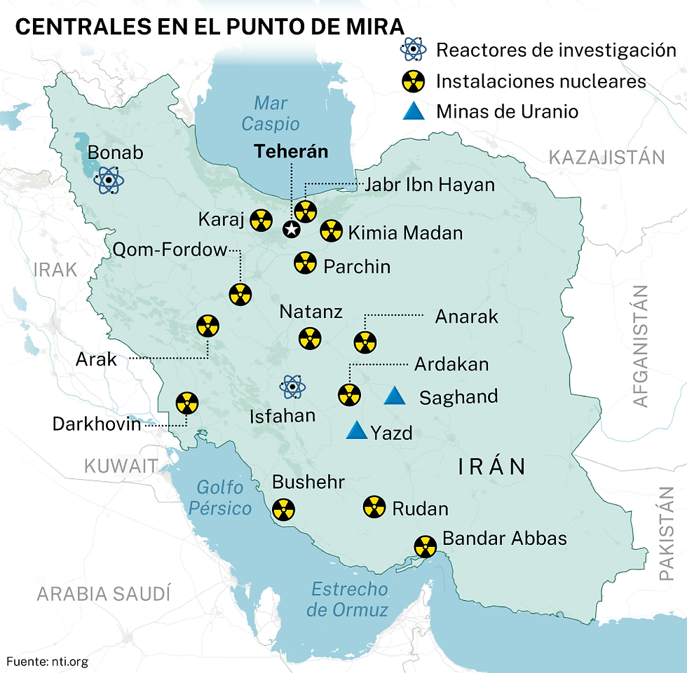 Centrales en el punto de mira | Fuente: La Razón