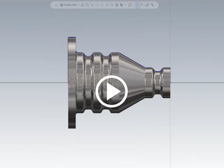 Mastercam Lathe Tutorial: How to Create a 2D Profile and Set up Stock and Chuck Jaws