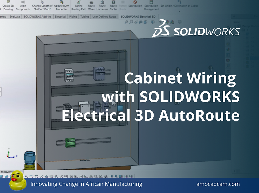 Solidworks Wire Routing Rack Streamline Your Cabinet Wiring with SOLIDWORKS Electrical 3D AutoRoute