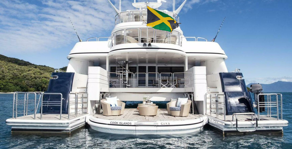 The Triumphant Return of New Zealand Yachts  Stern and Large Hydraulic Swim Platform