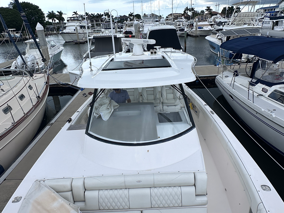 Thumbnail: 2022 Regal 38 SAV With Trip Yamaha F300 with Seakeeper for Sale Tampa Florida