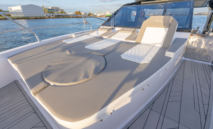 Thumbnail: 2025 Hanover Yachts 387 Grey & Black Edition Outboard For Sale Tampa, Florida