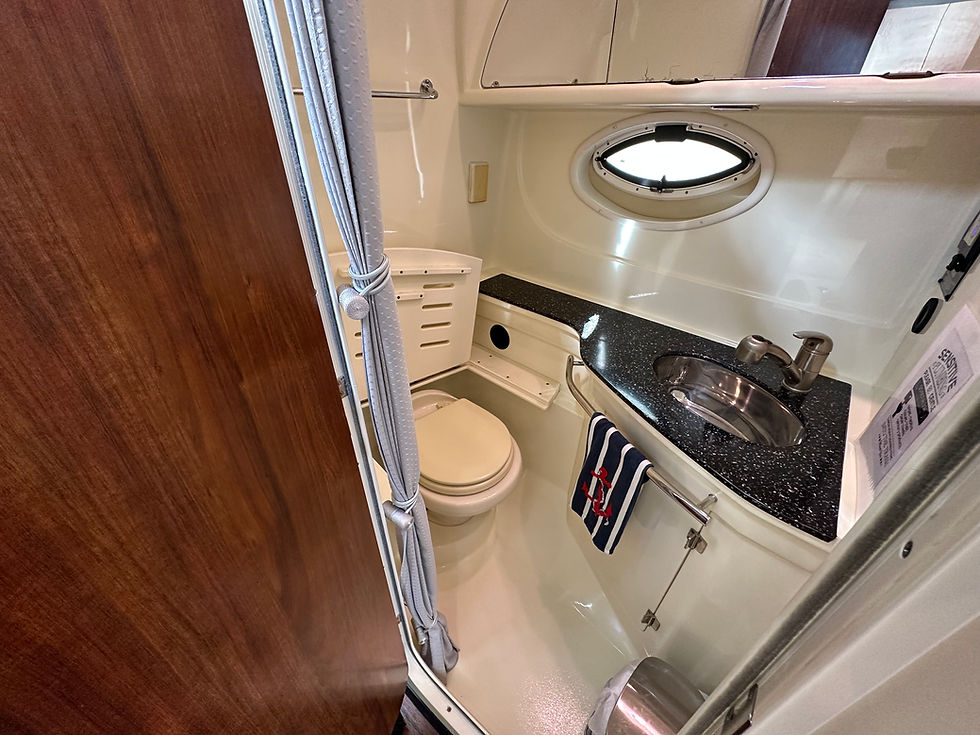 Thumbnail: 2014 Monterey 320 Sport Yacht with Twin Mercury 350 Head