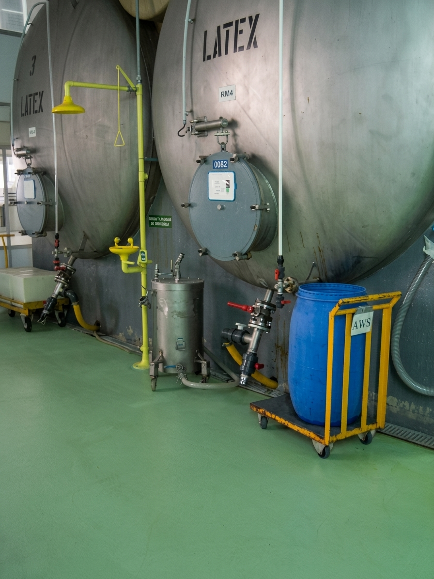 Autonivelante resina epoxi pavimento continuo industrial Adoria