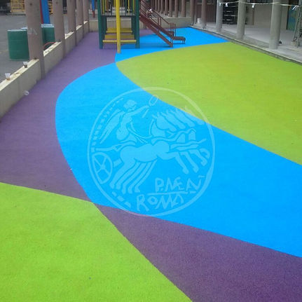 Piso de caucho reciclado amortiguante para parques infantiles en México, Monterrey, Guadalajara, Puebla, Toluca y todo México