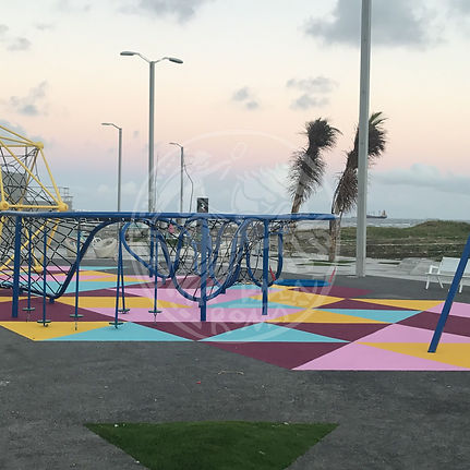 Piso de caucho reciclado amortiguante para parques infantiles en México, Monterrey, Guadalajara, Puebla, Veracruz y todo México