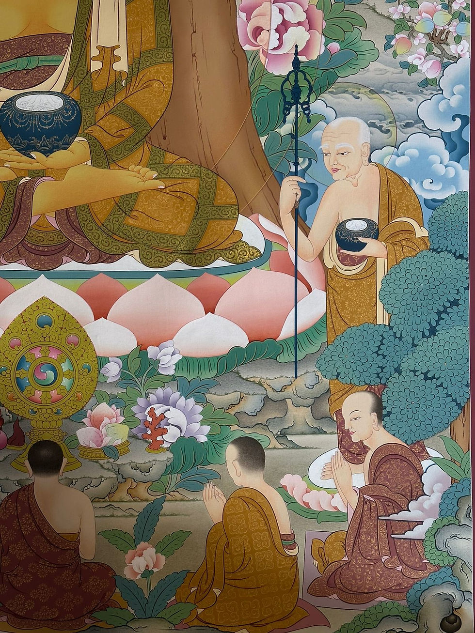 Thumbnail: Shakyamuni  Buddha With his Disciple