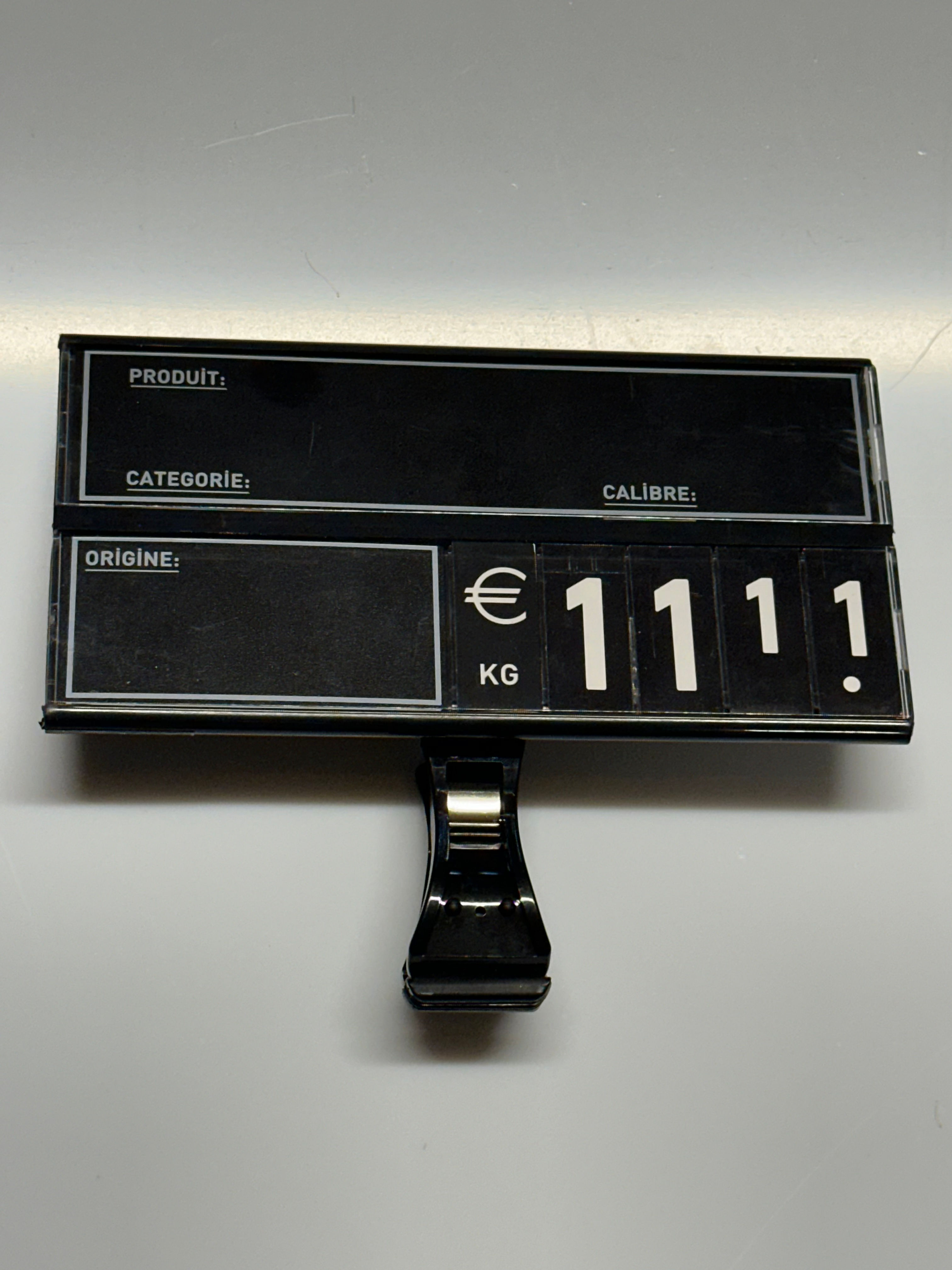 Kit Cassette 7N étiquettes fruit et légume + Pince Y