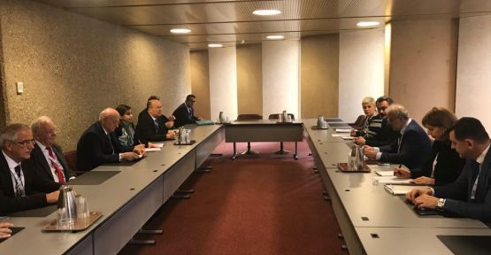 TBMM Başkanı Kahraman, Makedonya Meclis Başkanı Caferi’yle Görüştü