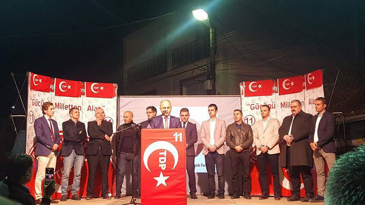 TDP Vrapçişte'de Miting Düzenledi
