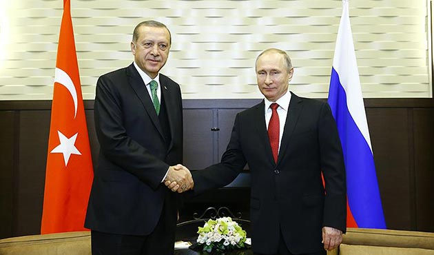 Erdoğan ile Putin'in baş başa görüşmesi başladı