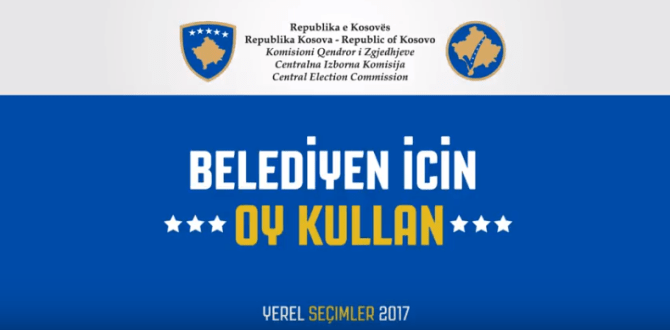 Kosova Seçim Kurulu Türkçe Mesaj Hazırladı