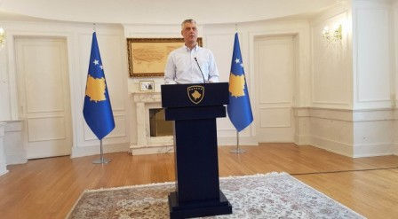 Kosova Cumhurbaşkanı Hashim Thaçi, Kosova’nın kırmızı çizgileri var