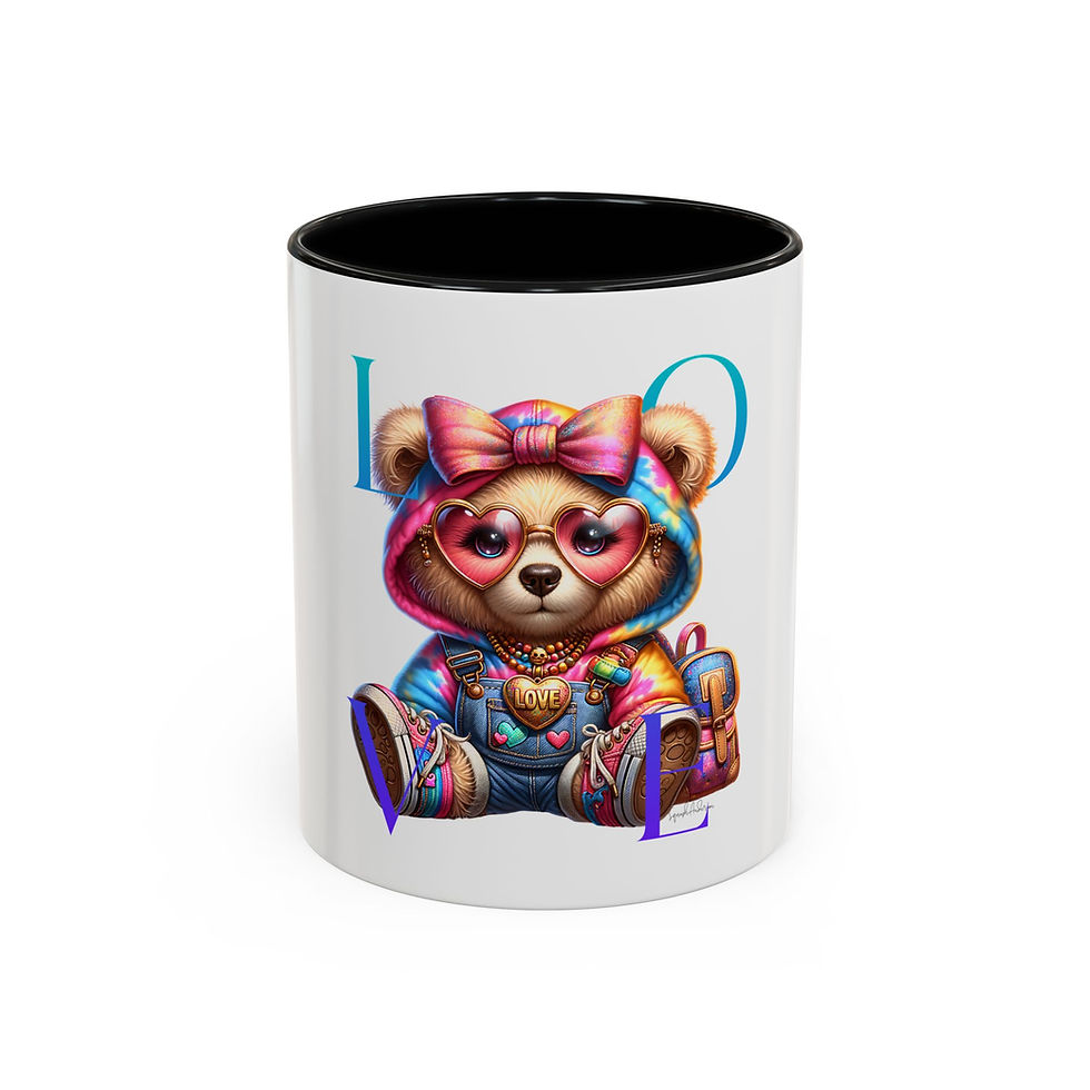 Love Bear Accent Coffee Mug (11, 15oz)