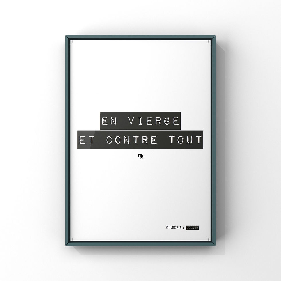 Thumbnail: Affiche A4 avec poème écrit en noir sur le thème de l'astrologie