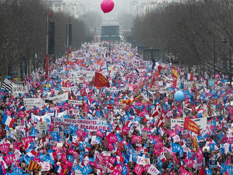 Aujourd'hui, la manif'