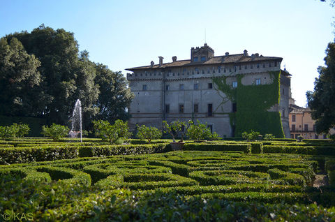 Italy tour Garden of Palazzo Ruspoli, Vignanello