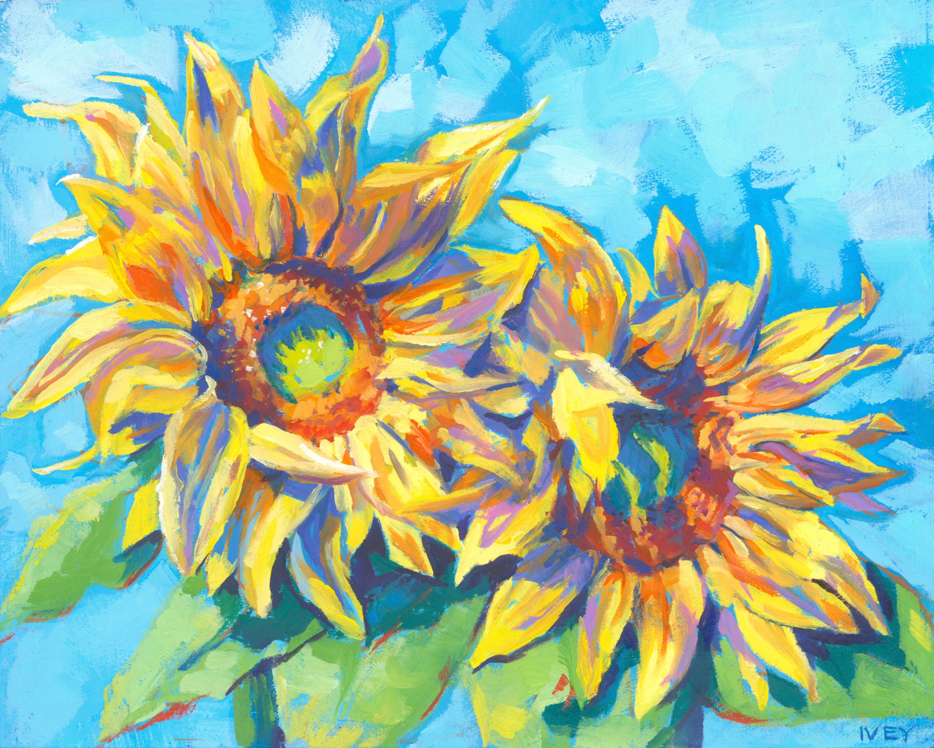 Sunflowers - print 