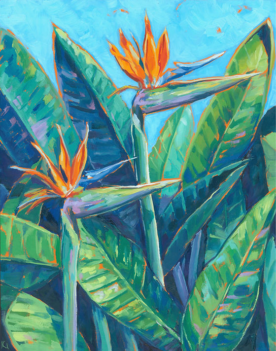 Birds of Paradise - print | Yellow Moon Art