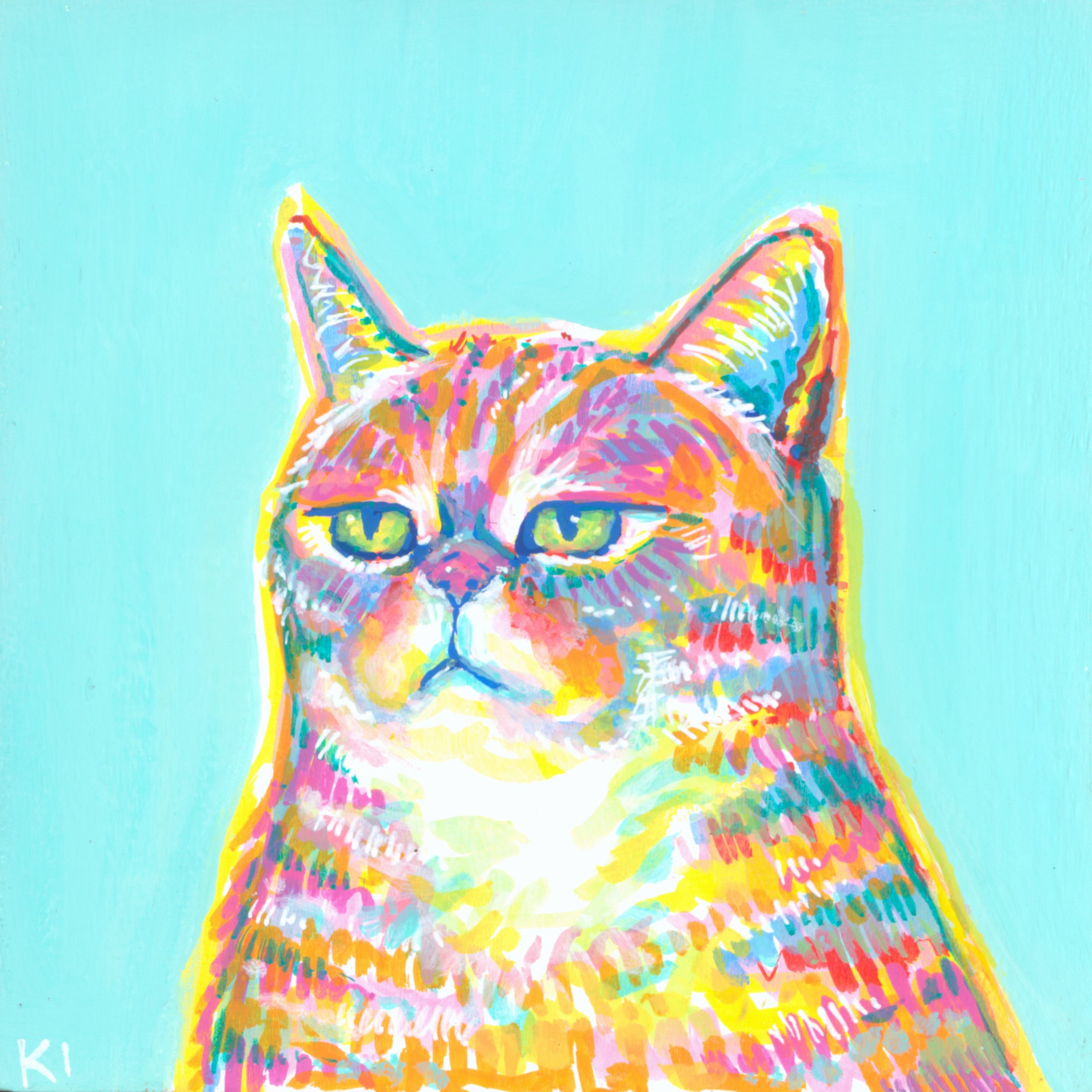 Grumpy Kitty - print