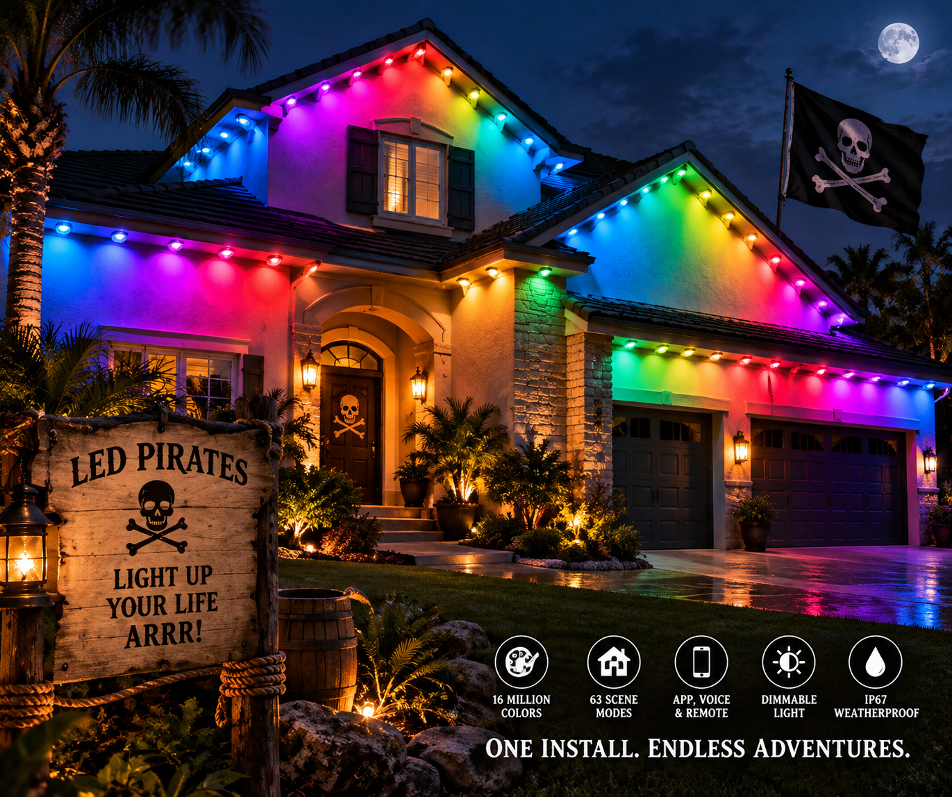 RGB Permanent Outdoor Lights