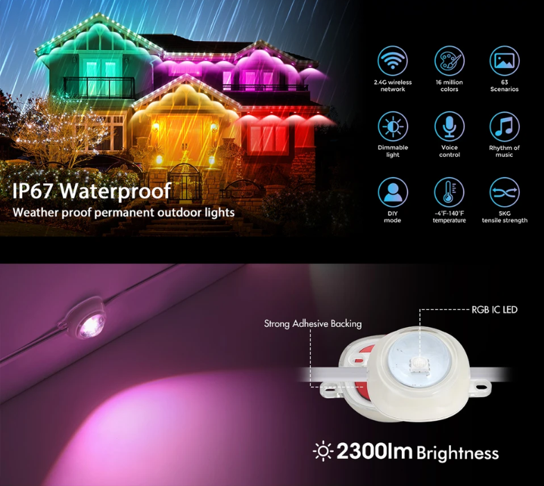 RGB Permanent Outdoor Lights