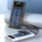 Miniatura: Portable Solar Power Bank with Built-in Cables