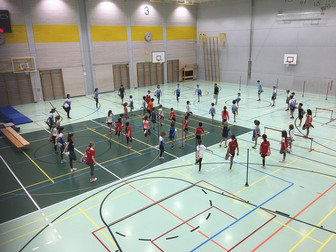 Training für UBS KIDS CUP TEAM mit toller Stimmung