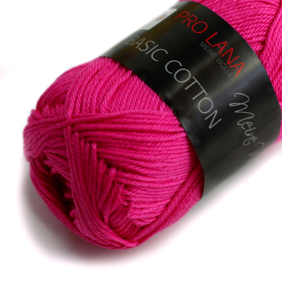 Miniaturbild: Baumwollgarn pink - Pro Lana Basic Cotton