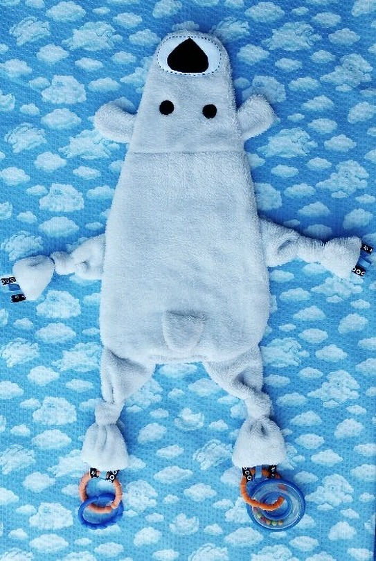 Thumbnail: Polar Bear Tummy Time Baby Activity Toy