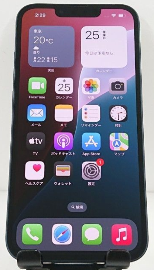 サムネイル： iPhone 13　ブラック
