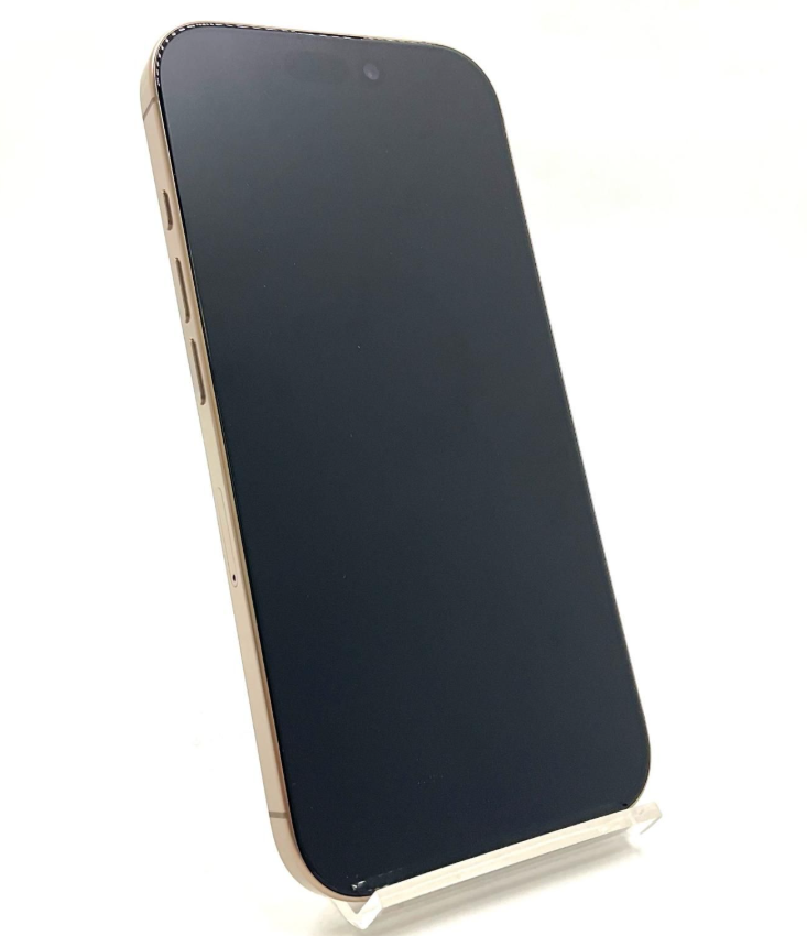 サムネイル： iPhone 16 Pro　デザートチタニウム ゴールド