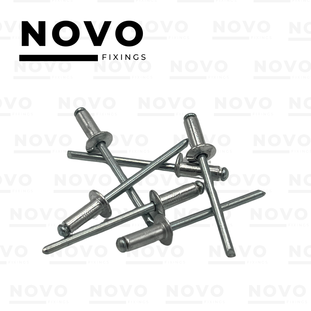 Rivet Aluminium/ Steel 4.0mm x 10mm (1000 Pcs)