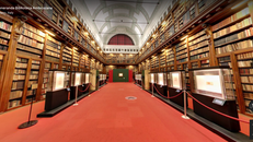 Net of a Sphere, Different Map Projections, Codex Atlanticus, and a Library in Italy