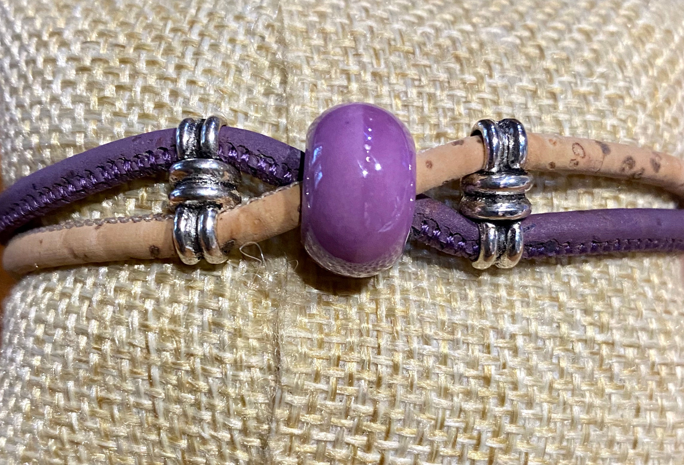 BRACELET LIÈGE MÉTAL