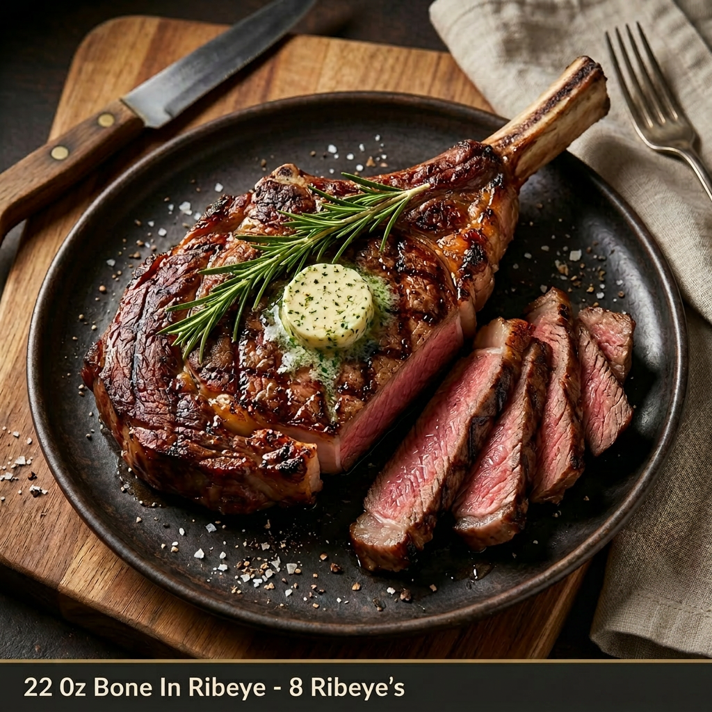 22 oz Bone In Ribeye - QTY in case 8