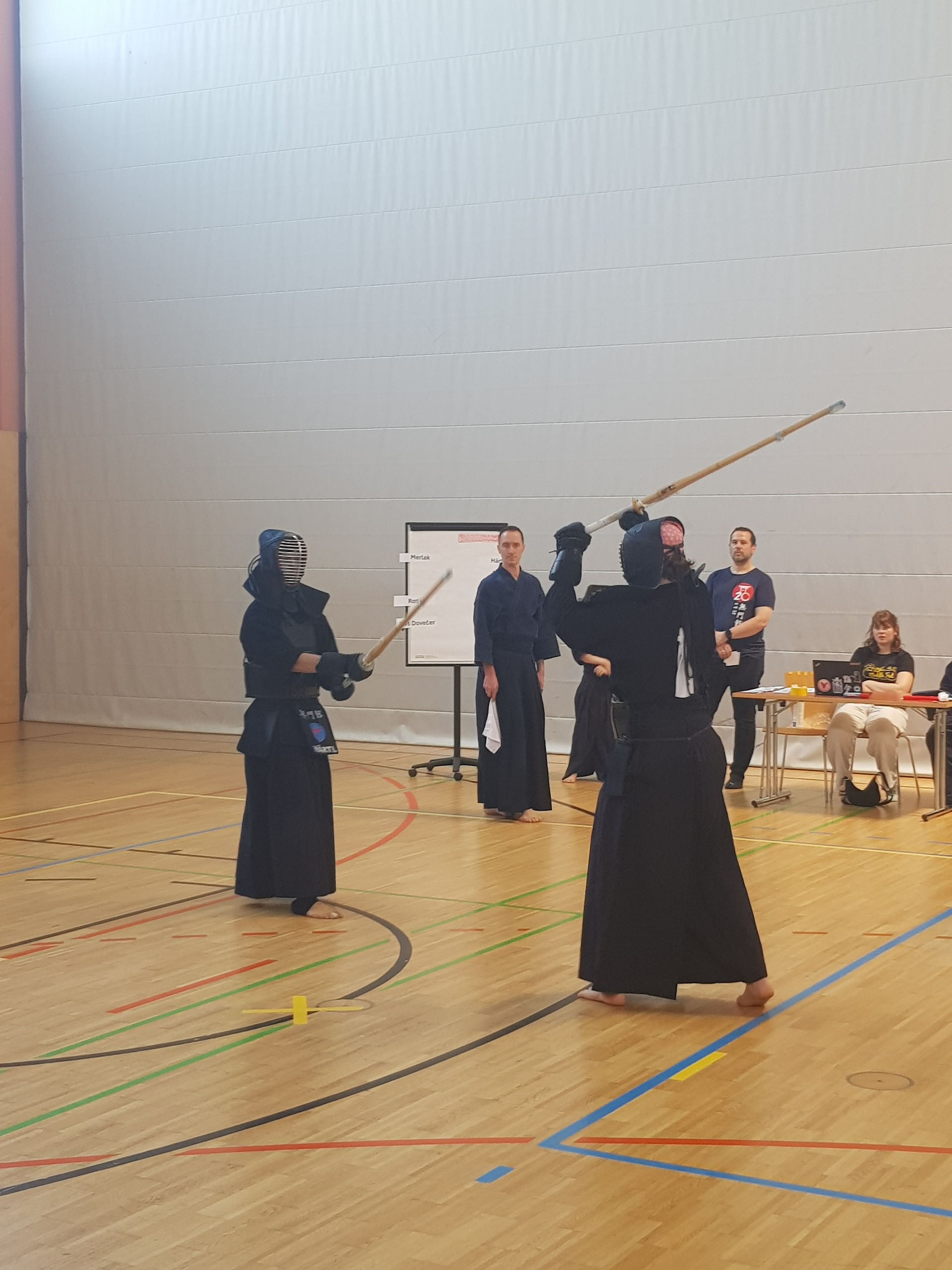 Kendokas im Kampf