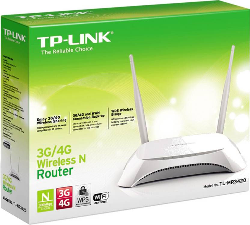 Thumbnail: TL-MR3420 300Mbps 3G Wireless N Router