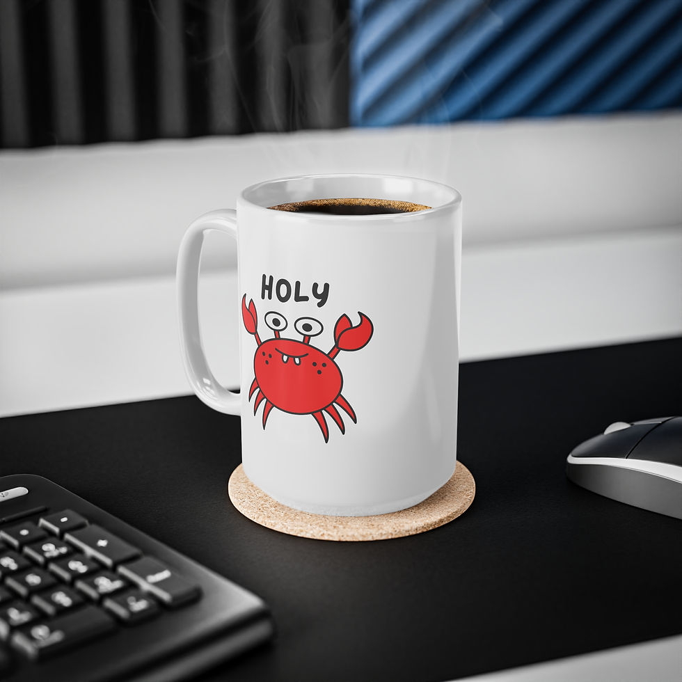 Thumbnail: Holy Crab Mug, Coffee Cup, 11oz, 15oz