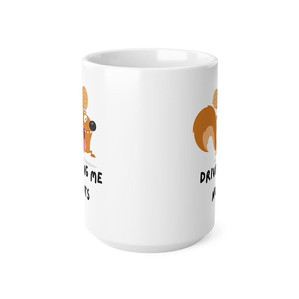 Thumbnail: Driving Me Nuts, Coffee Cup, 11oz, 15oz