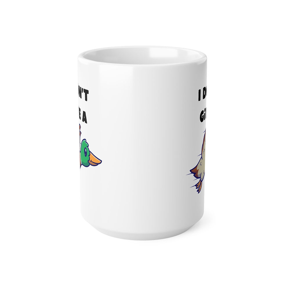 Thumbnail: I Don't Give a Flying Duck, Mug, Coffee Cup, 11oz, 15oz, (Gift, Colleague)