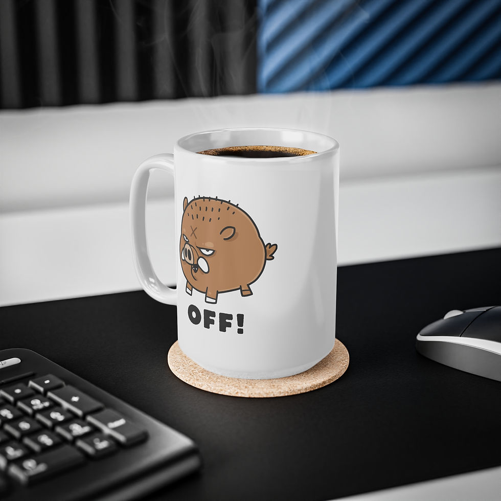 Thumbnail: Boar Off Mug, Coffee Cup, 11oz, 15oz
